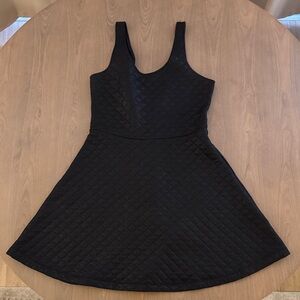 Express Black Textured Dress